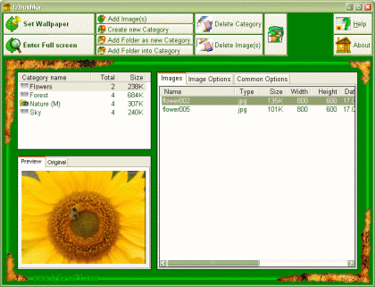 Leshiy Wallpaper Organizer Screenshot